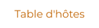 Table d'hôtes